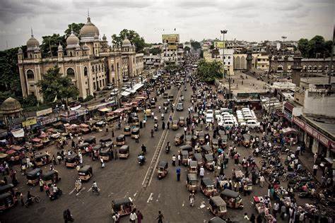 Busy Indian City