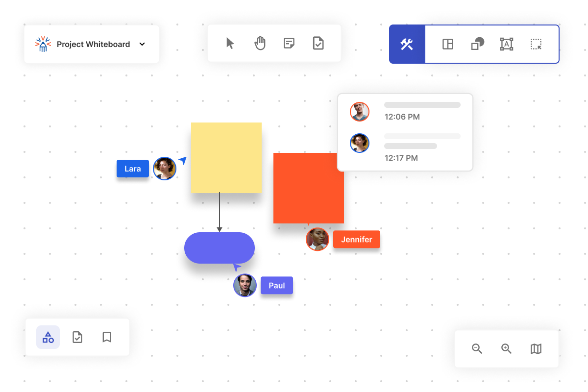 Whiteboard - Real time Brainstorming